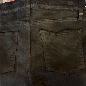 Hudson Jeans Women's Dark Black Skinny Jeans